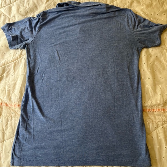 H&M Men’s Blue Polo Shirt Soft Cotton Blend Size Medium - Picture 5 of 5